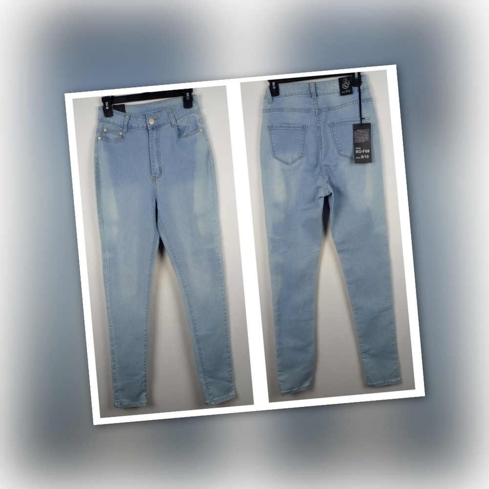 NWT BOB Jeans Size 9/10 Light Wash Skinny Jeans